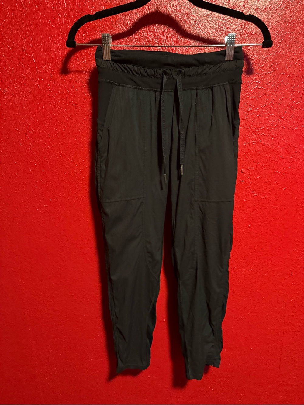 183. Pre loved lululemon Dance Studio Mid-raise Black Women's Drawstring Joggers